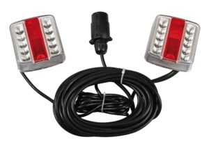 Pronto-Fari, kit di segnalazione Led posteriore magnetico preassemblato, 12V