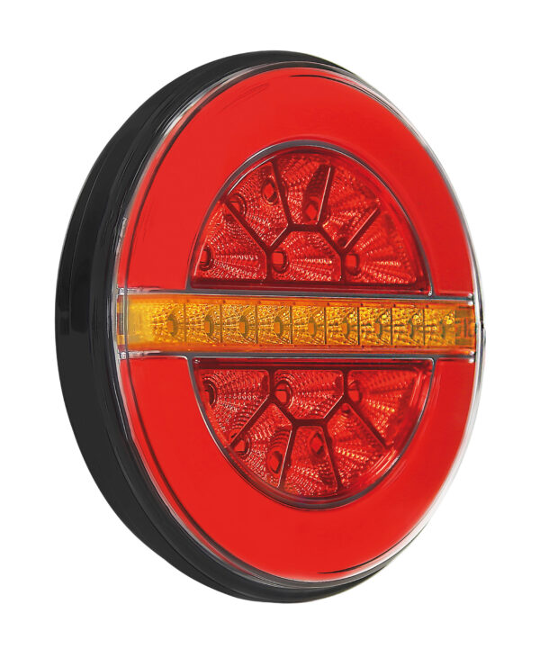 Dynamic O-Led, Fanale posteriore, 3 funzioni, 12/24V - Sinistro