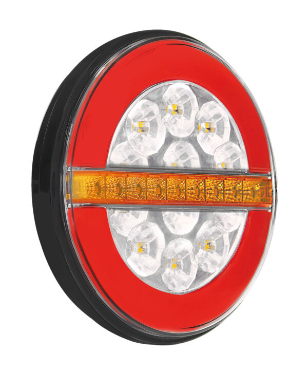 Dynamic O-Led, Fanale retromarcia, 3 funzioni, 12/24V - Destro
