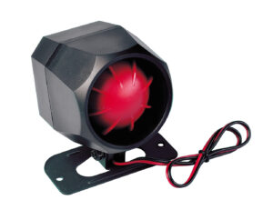 Sirena elettronica a 6 toni 12V - 1,2A - 105dB&plusmn;3