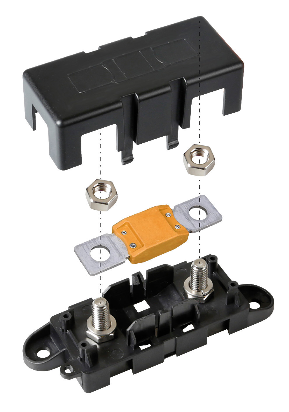 Porta fusibile tipo ANL con coperchio - immagine 2