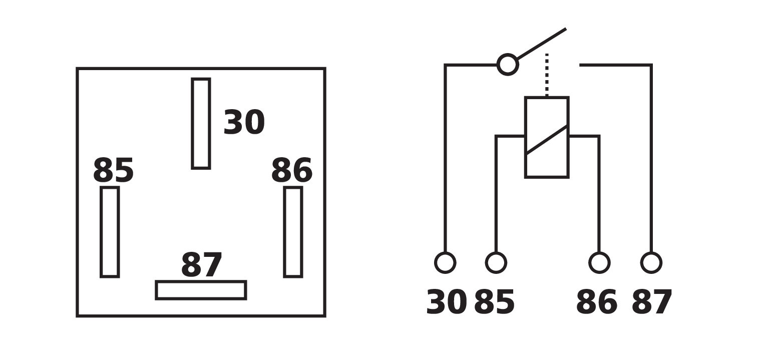 Relè universale 24V - 40A - 4 contatti - immagine 3