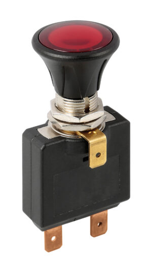 Interruttore tira-spingi con spia a Led - 12/24V - 50A