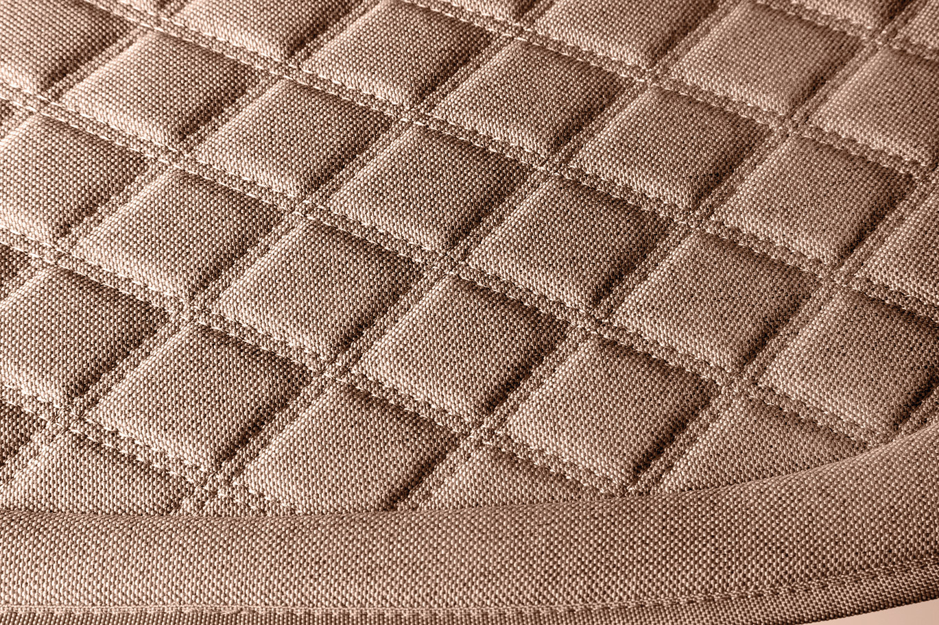 Venice, coppia coprisedili anteriori in fresco tessuto tekno-lino di poliestere - Beige - immagine 2