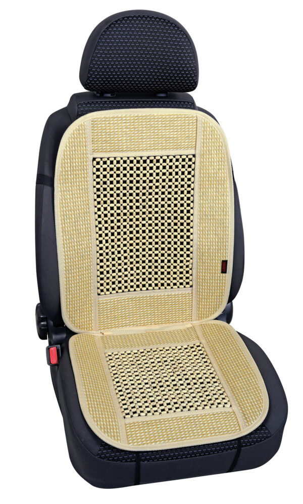 Safari, schienale in fibra naturale di cellulosa e legno - Avorio