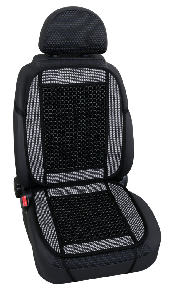 Safari, schienale in fibra naturale di cellulosa e legno - Nero