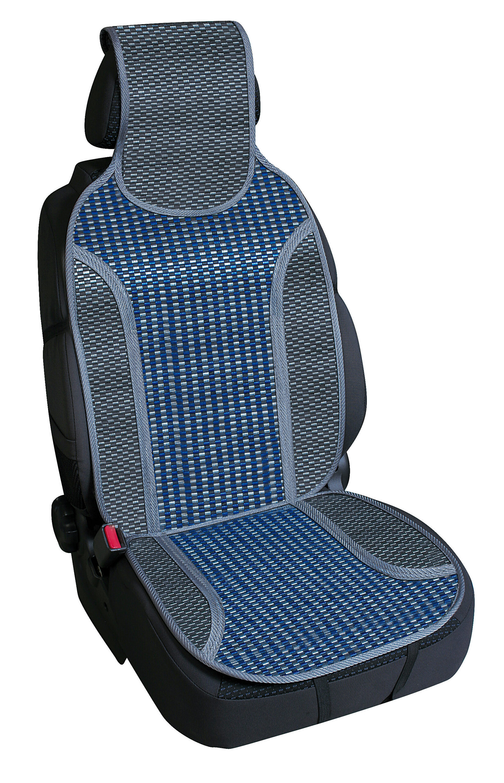 Fresco-Tech, schienale estivo in fibra naturale di bambù - Blu 1 Fresco-Tech, schienale estivo in fibra naturale di bambù - Blu