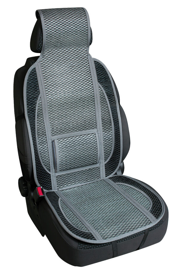 Fresco-Sport, schienale estivo in fibra naturale di bambù - Grigio