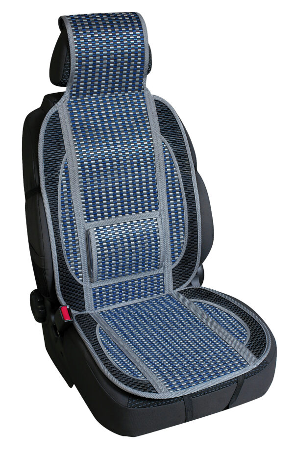 Fresco-Sport, schienale estivo in fibra naturale di bambù - Blu