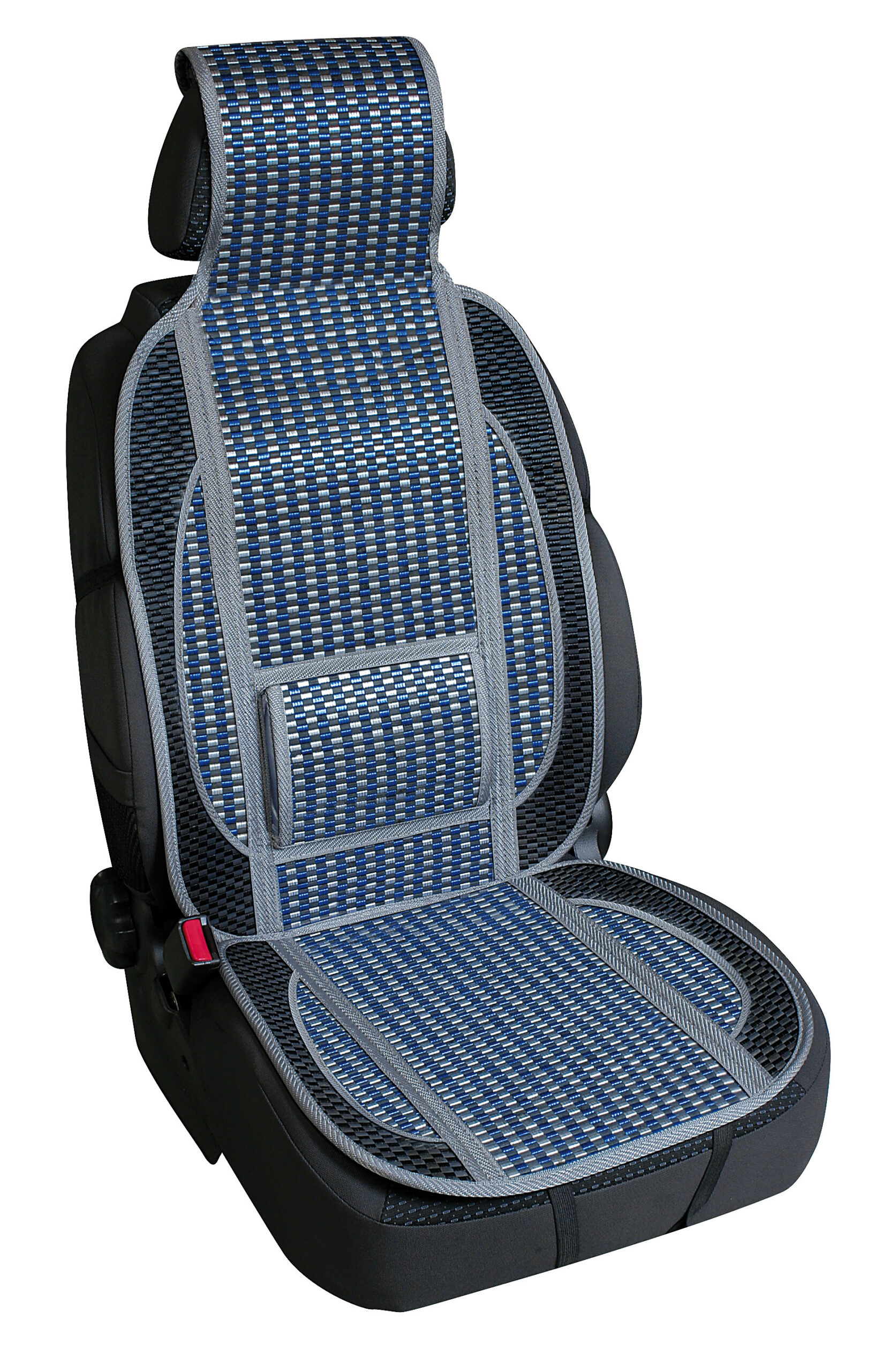 Fresco-Sport, schienale estivo in fibra naturale di bambù - Blu 1 Fresco-Sport, schienale estivo in fibra naturale di bambù - Blu