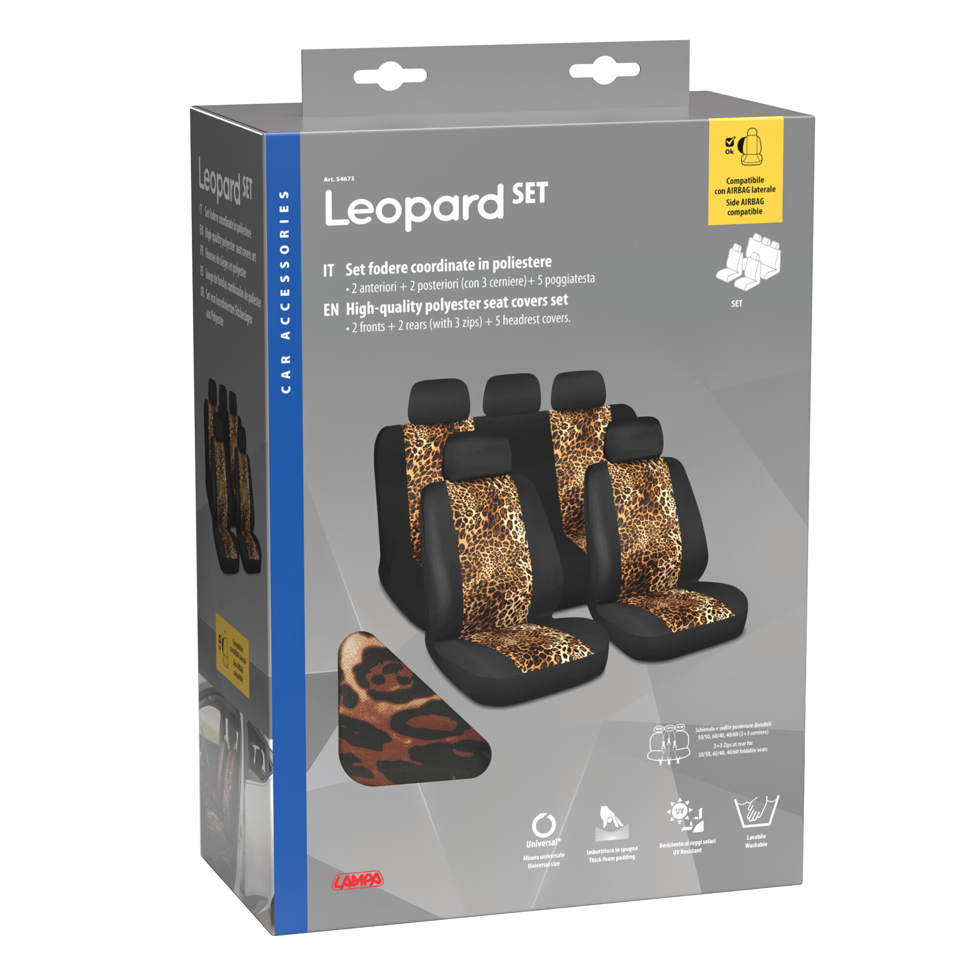 Leopard, set fodere coordinate - immagine 3