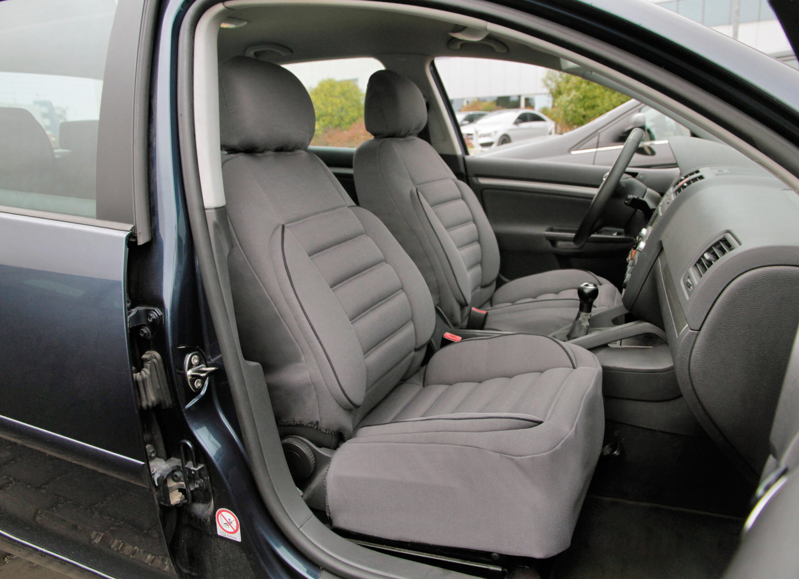 De-Luxe Sport Edition, coppia coprisedili anteriori - Grigio - immagine 4