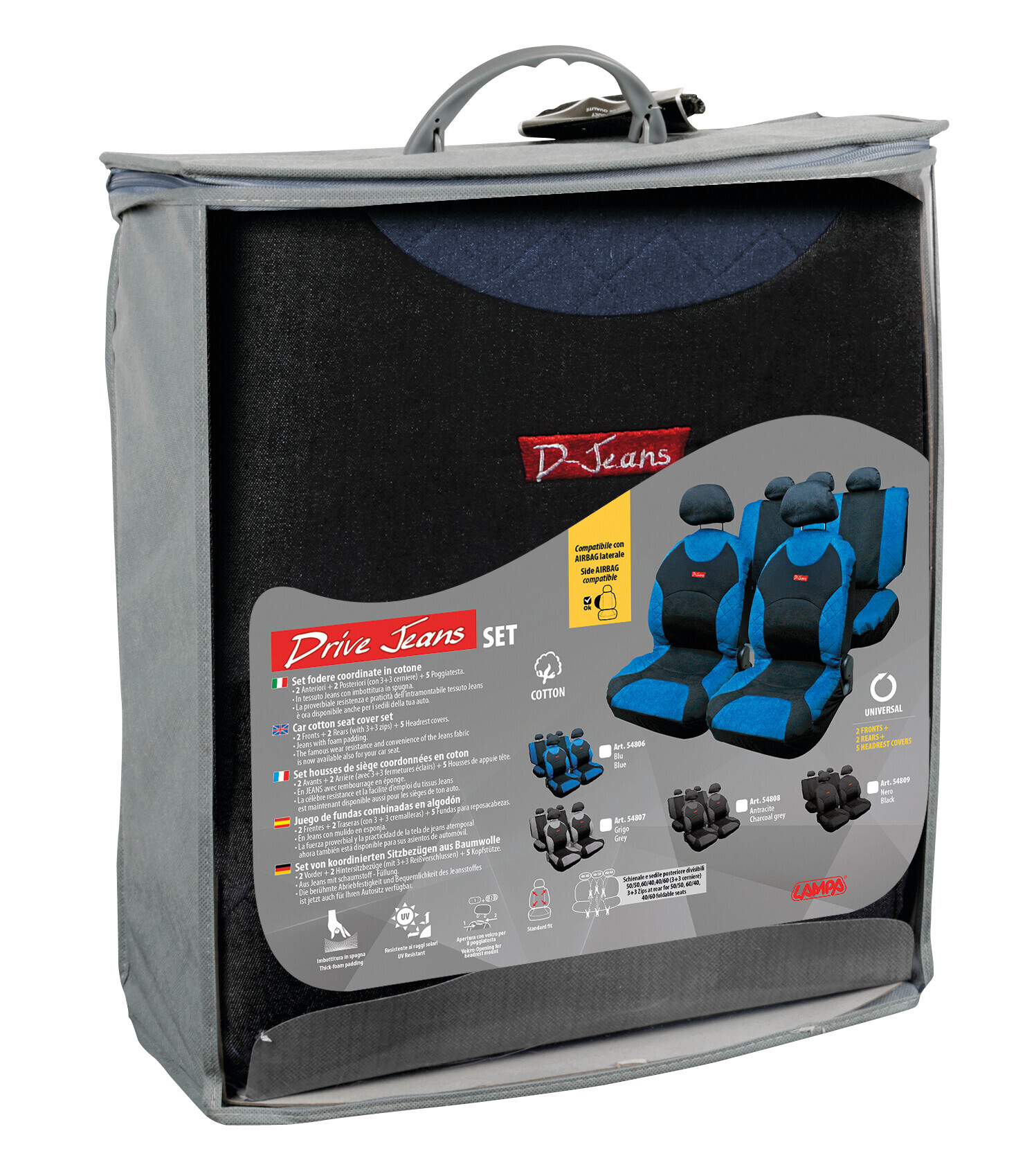 Drive Jeans, set coprisedili - Blu - immagine 3