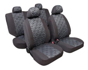 Graffio Basic-Fit, set fodere coordinate in jacquard, universali - Antracite