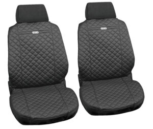Ziga, coppia coprisedili anteriori in cotone, universali - Antracite