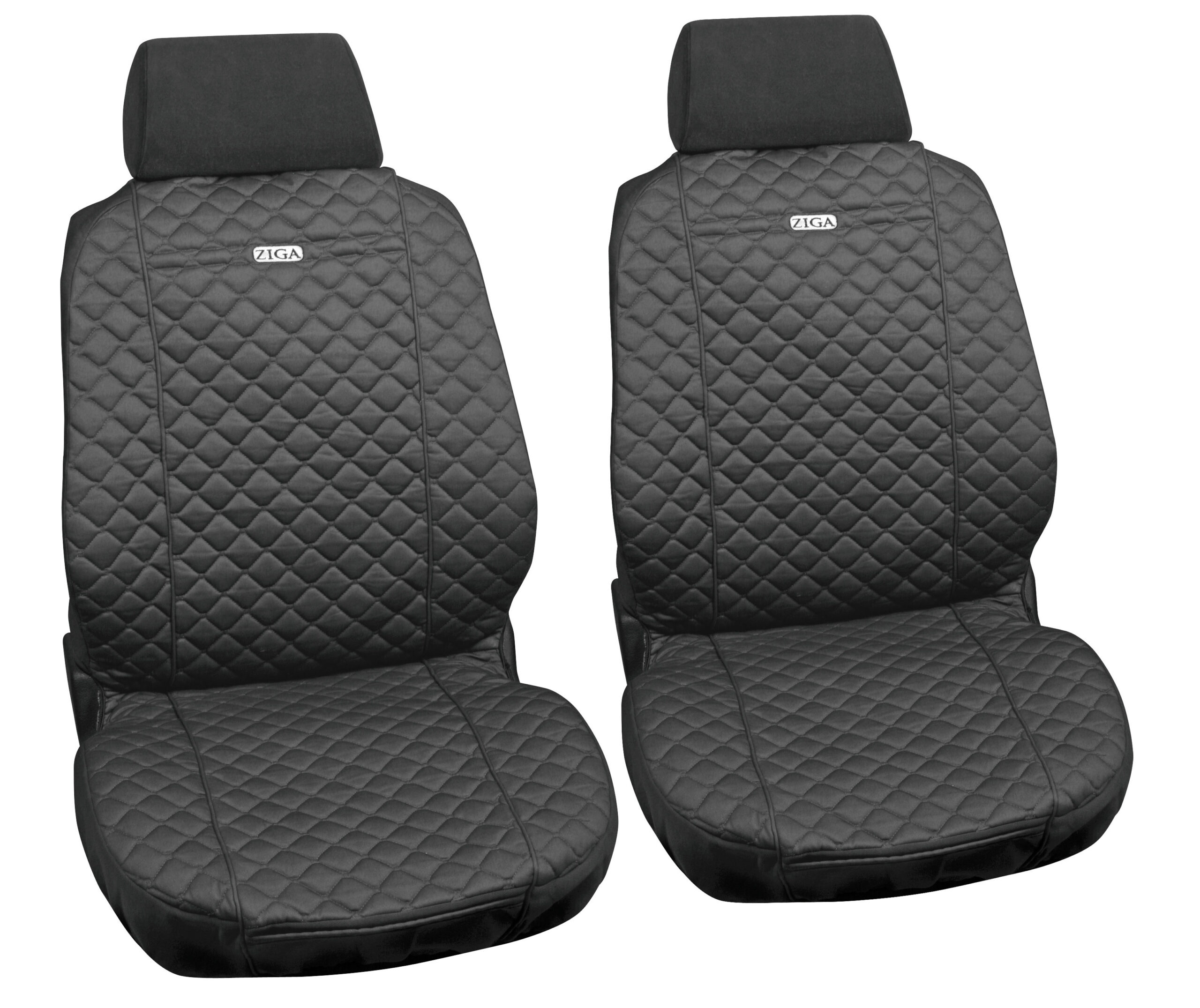Ziga, coppia coprisedili anteriori in cotone, universali - Antracite