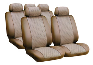 Glamur, set fodere coordinate in jacquard - Beige