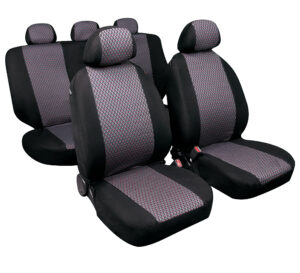 Diago, set fodere coordinate in jacquard - Nero