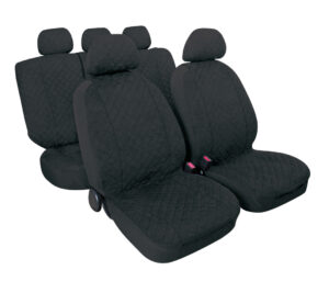 Miky, set fodere coordinate in microfibra - Nero