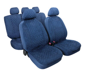 Miky, set fodere coordinate in microfibra - Blu