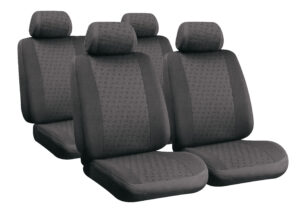 Glamur Basic-Fit, set fodere coordinate in jacquard - Antracite