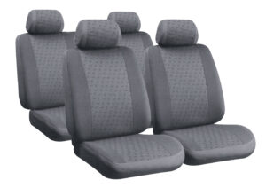 Glamur Basic-Fit, set fodere coordinate in jacquard - Grigio