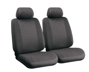 Glamur, coppia coprisedili anteriori in jacquard, universali - Antracite