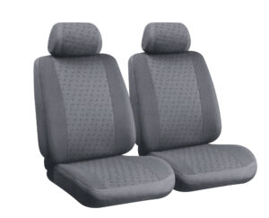 Glamur, coppia coprisedili anteriori in jacquard, universali - Grigio