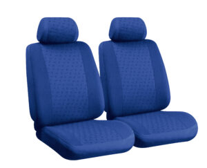 Glamur, coppia coprisedili anteriori in jacquard, universali - Blu