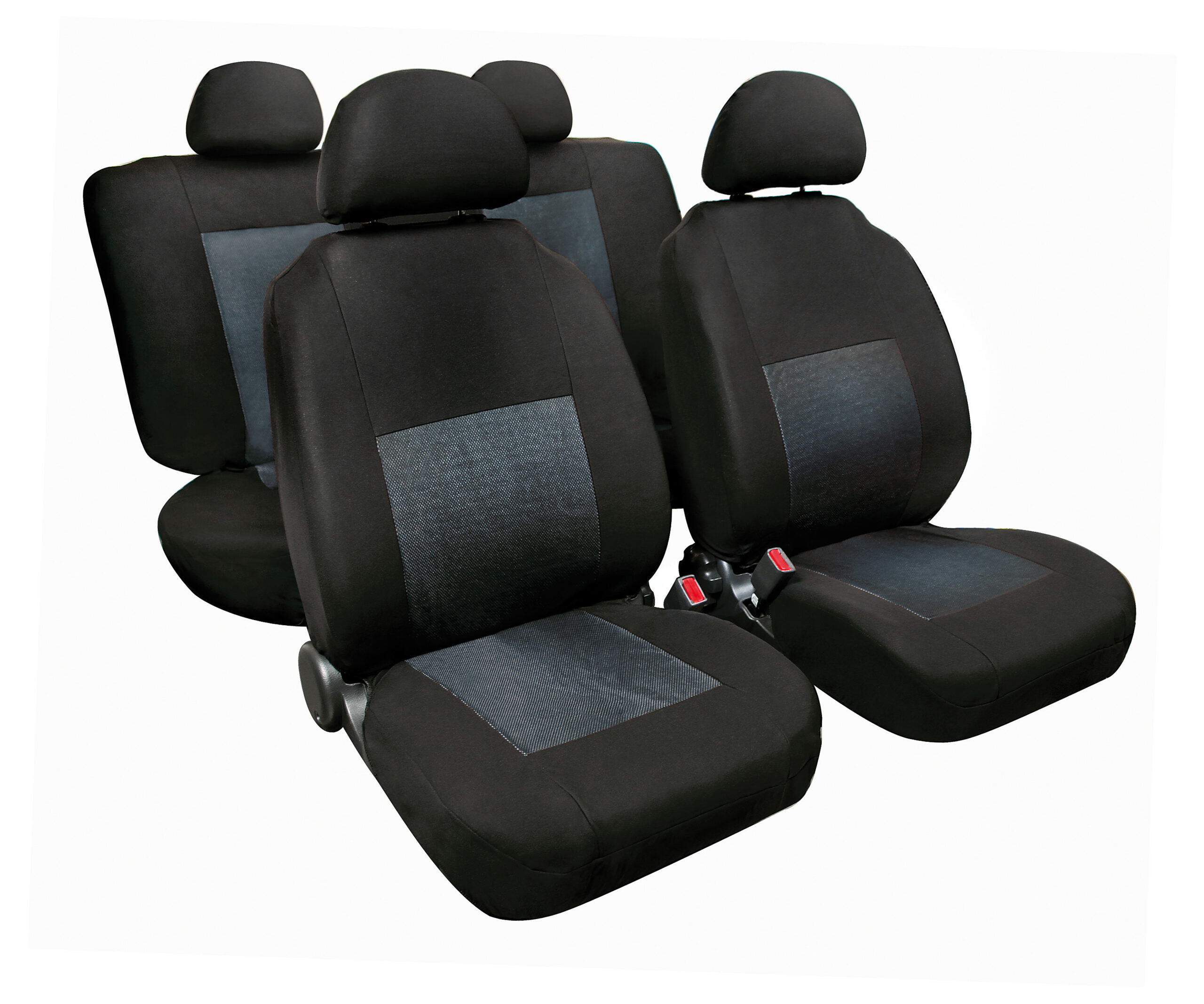 Sport, set fodere coordinate in jacquard - Grigio/Nero