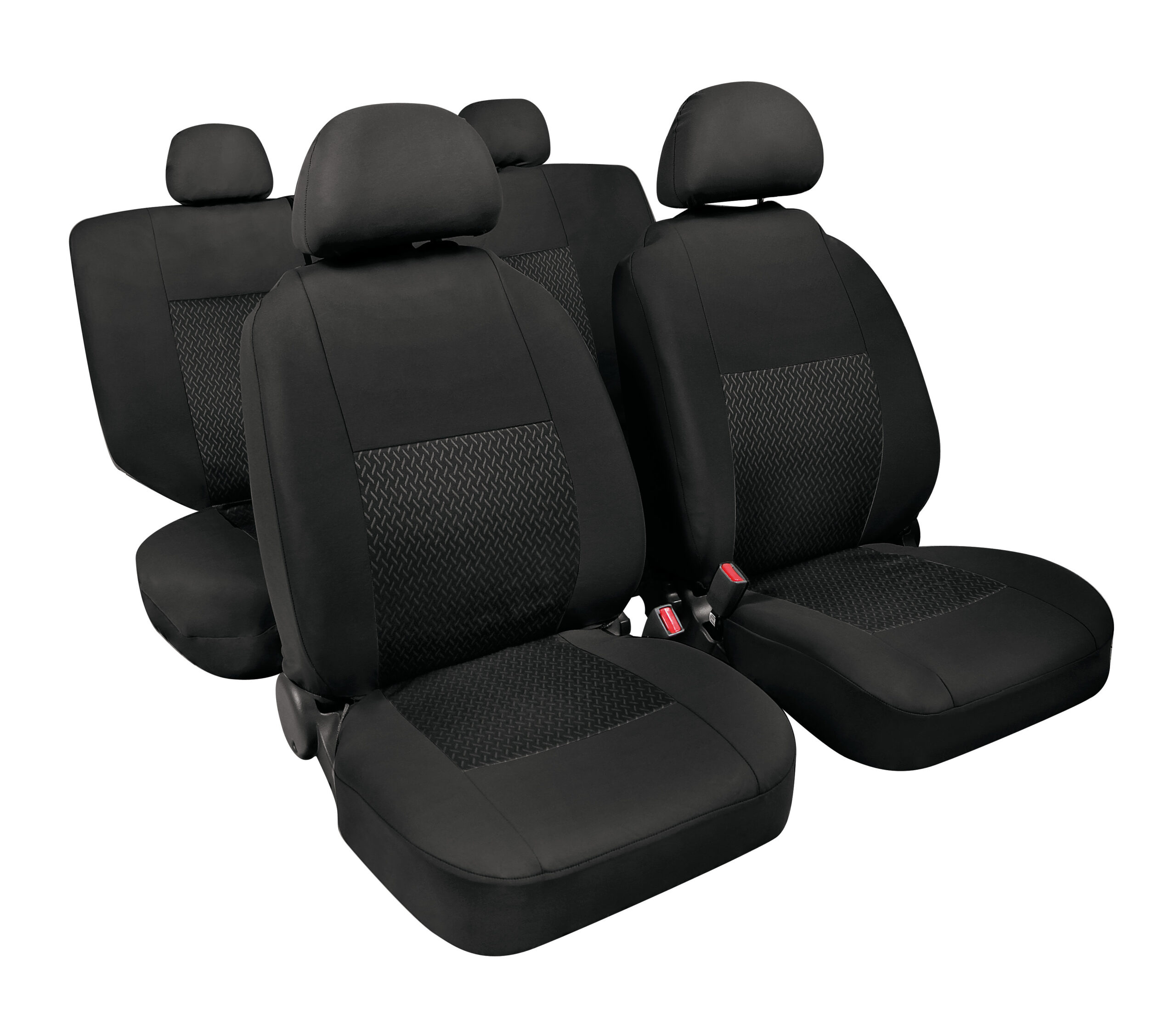 Linear, set fodere coordinate in jacquard - Nero