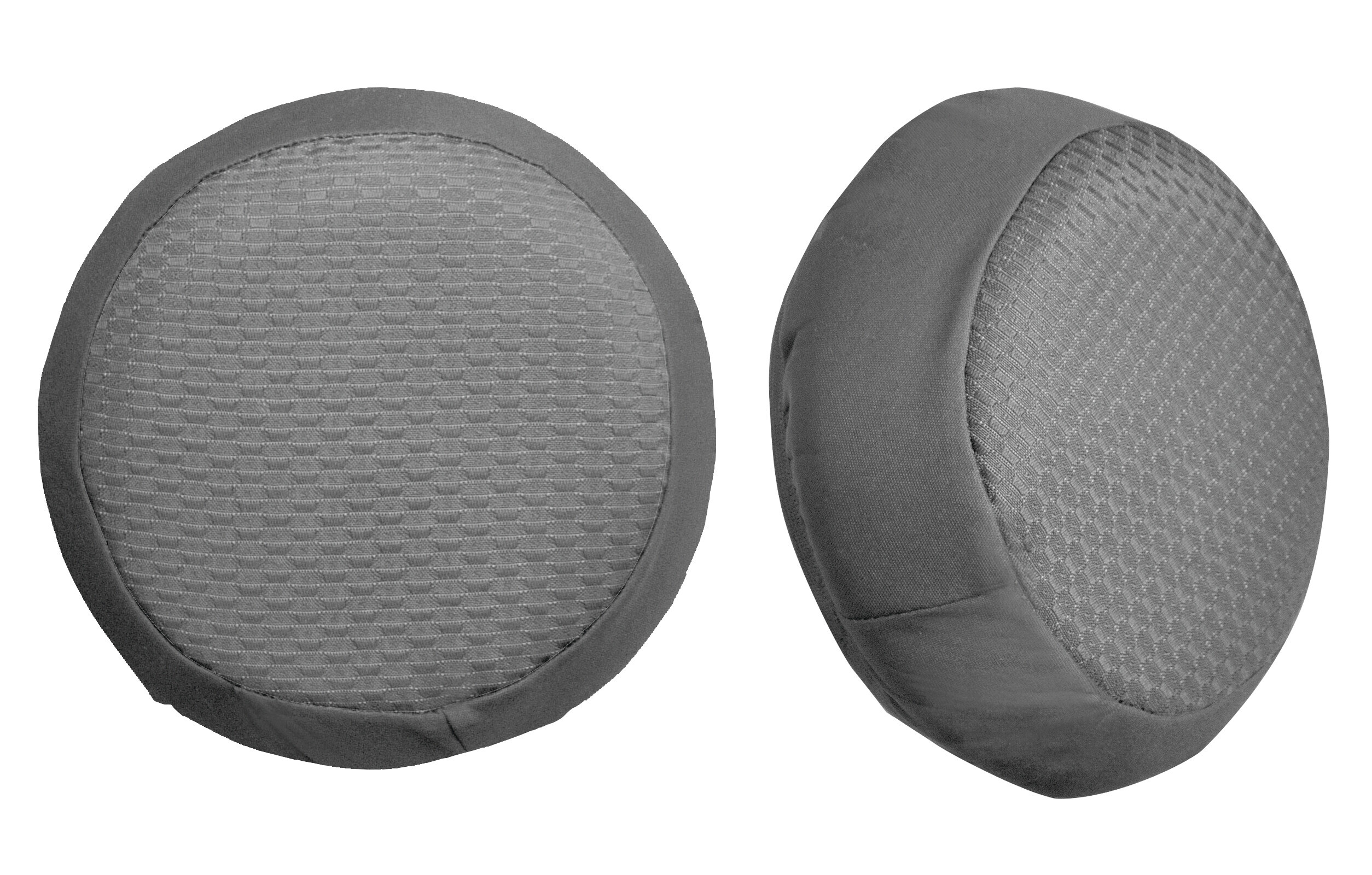 Duka Round-Fit x2, copri poggiatesta speciali - Grigio