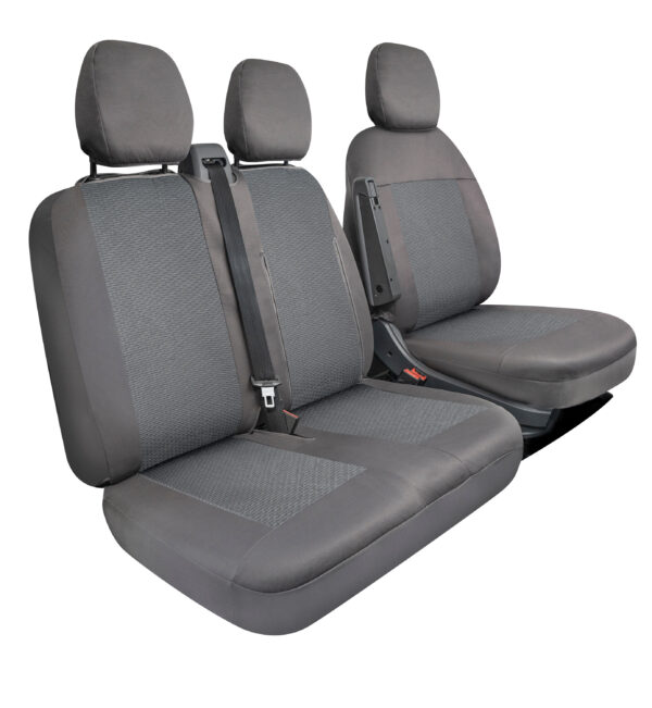 Set fodere semi-custom per furgoni - Grigio - Guidatore L - Panchina M