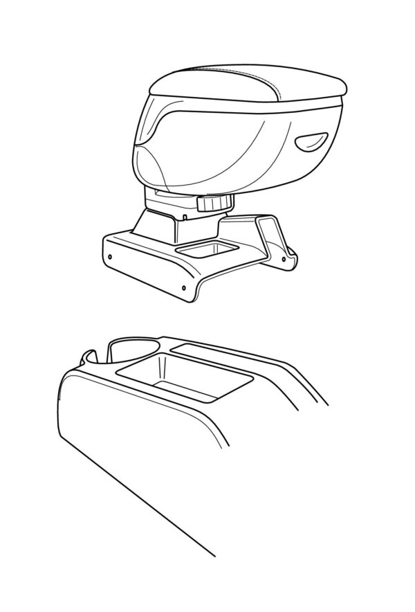 Attacco bracciolo - compatibile per Volkswagen Golf Plus (05/05>07/14)