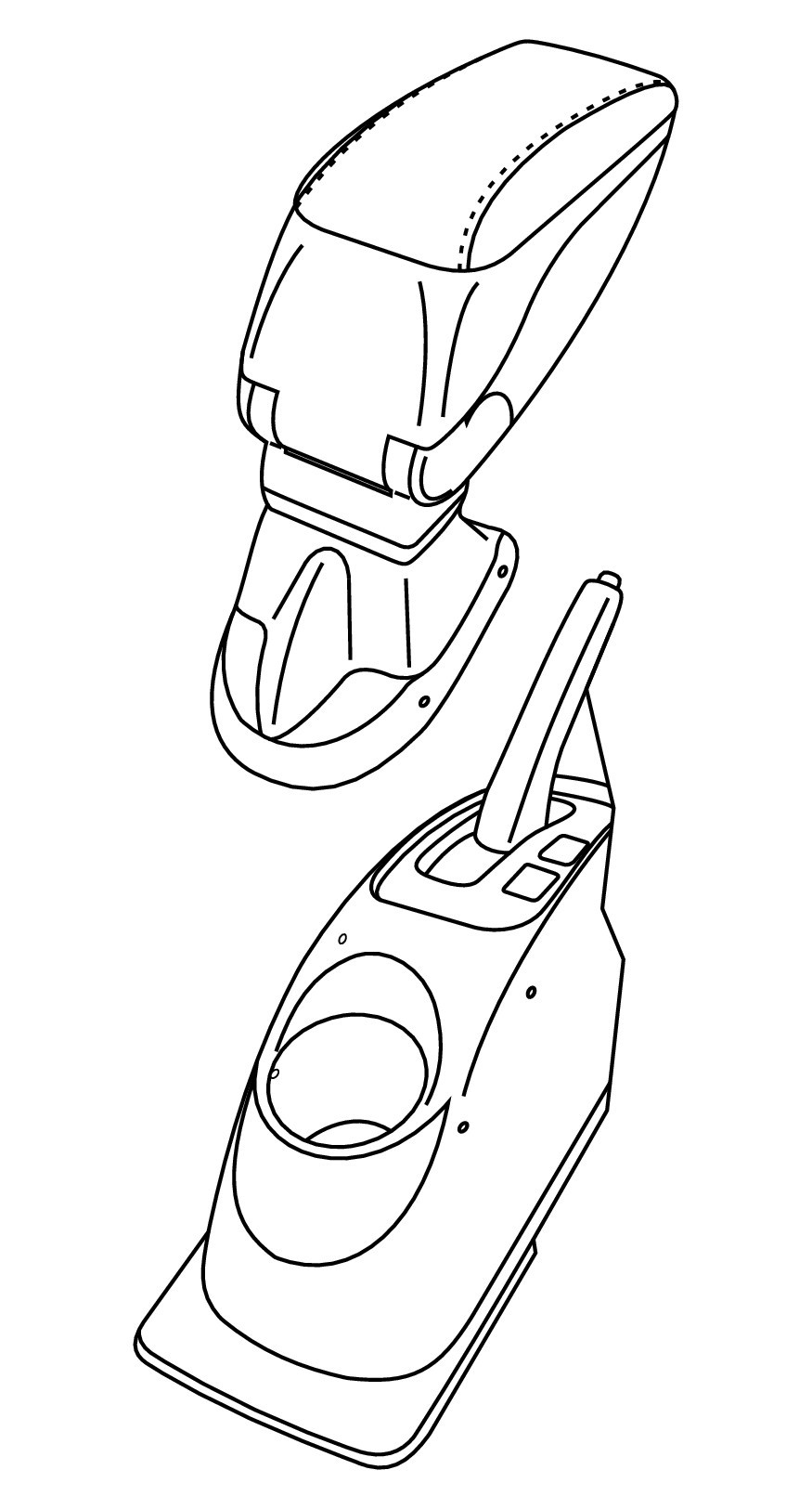 Attacco bracciolo - compatibile per Nissan Micra (11/10>02/17) 1 Attacco bracciolo - compatibile per Nissan Micra (11/10>02/17)