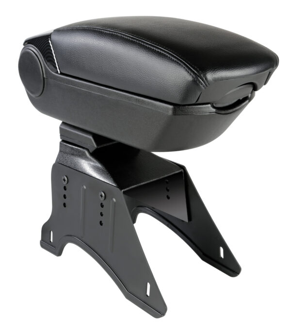 Premium, bracciolo 3 funzioni con doppio sistema di fissaggio e connessione USB, 12V - Carbon-Look