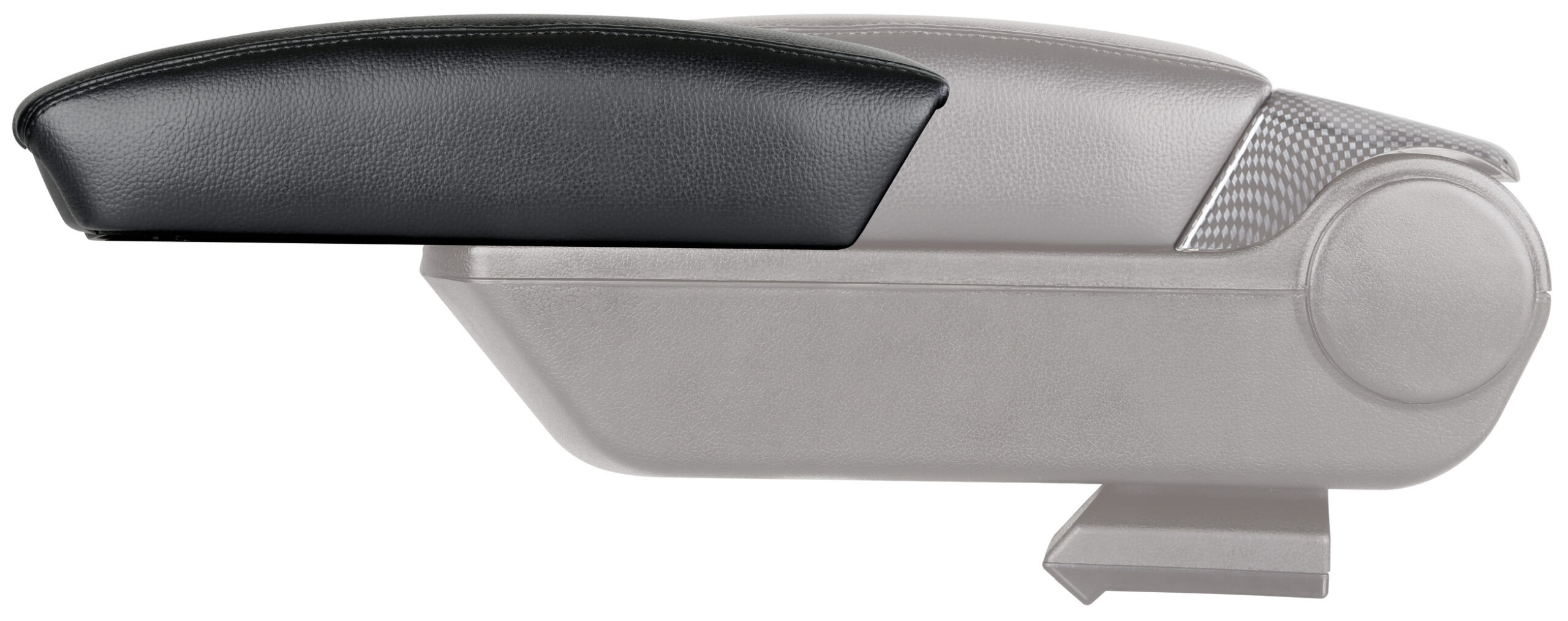 Premium, bracciolo 3 funzioni con doppio sistema di fissaggio e connessione USB, 12V - Carbon-Look - immagine 7