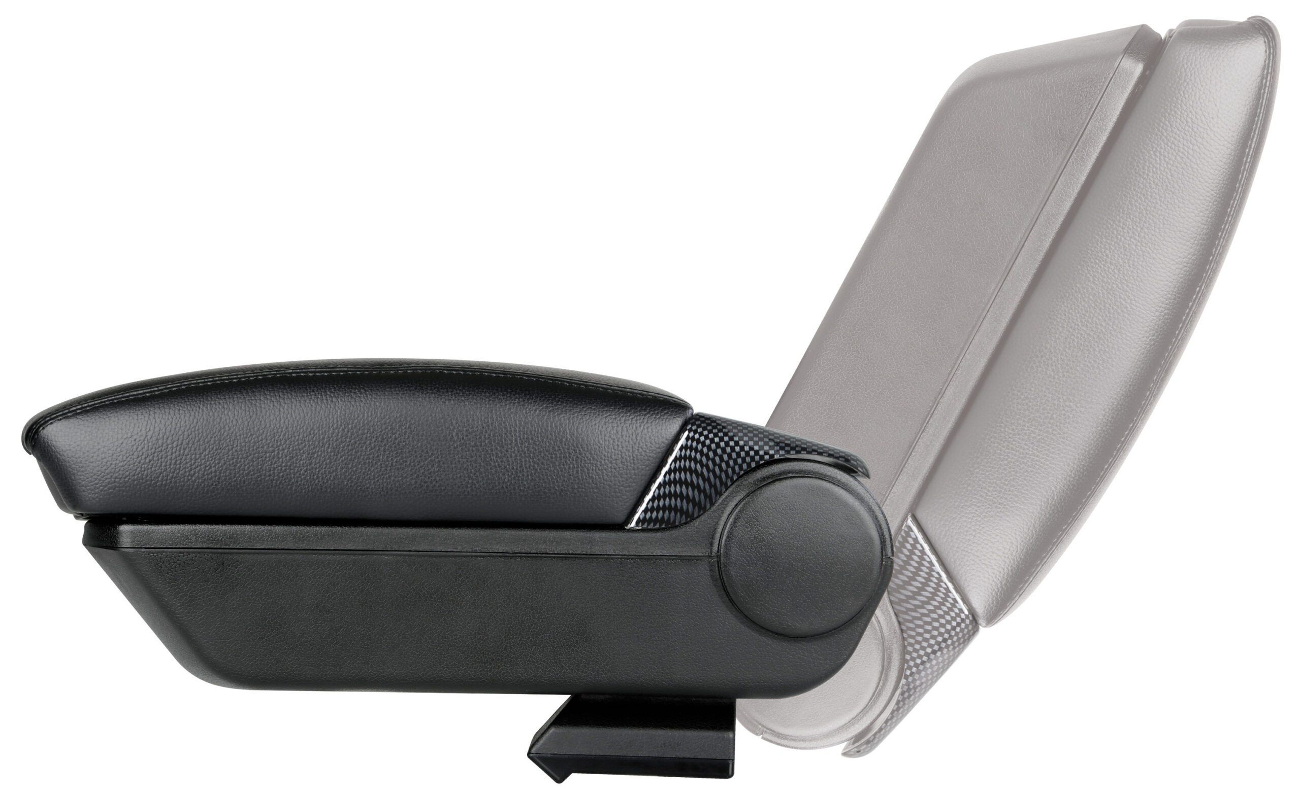 Premium, bracciolo 3 funzioni con doppio sistema di fissaggio e connessione USB, 12V - Carbon-Look - immagine 9