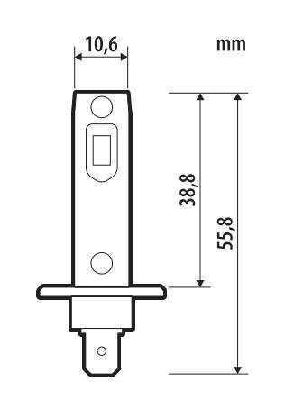 12V Halo Led Venus Series Quick-Fit - (H1) - 10W - P14,5s - 1 pz - Scatola - immagine 3