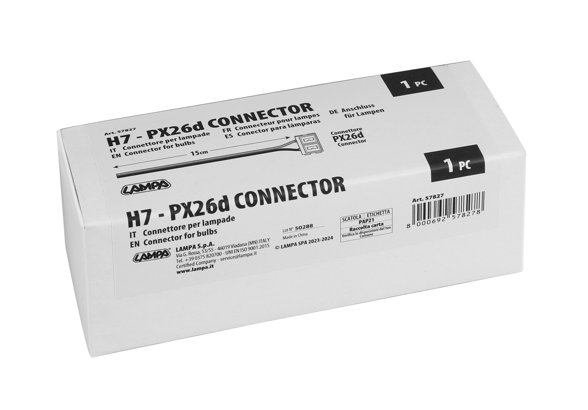 Connettore per lampade - H7 - PX26d - immagine 2