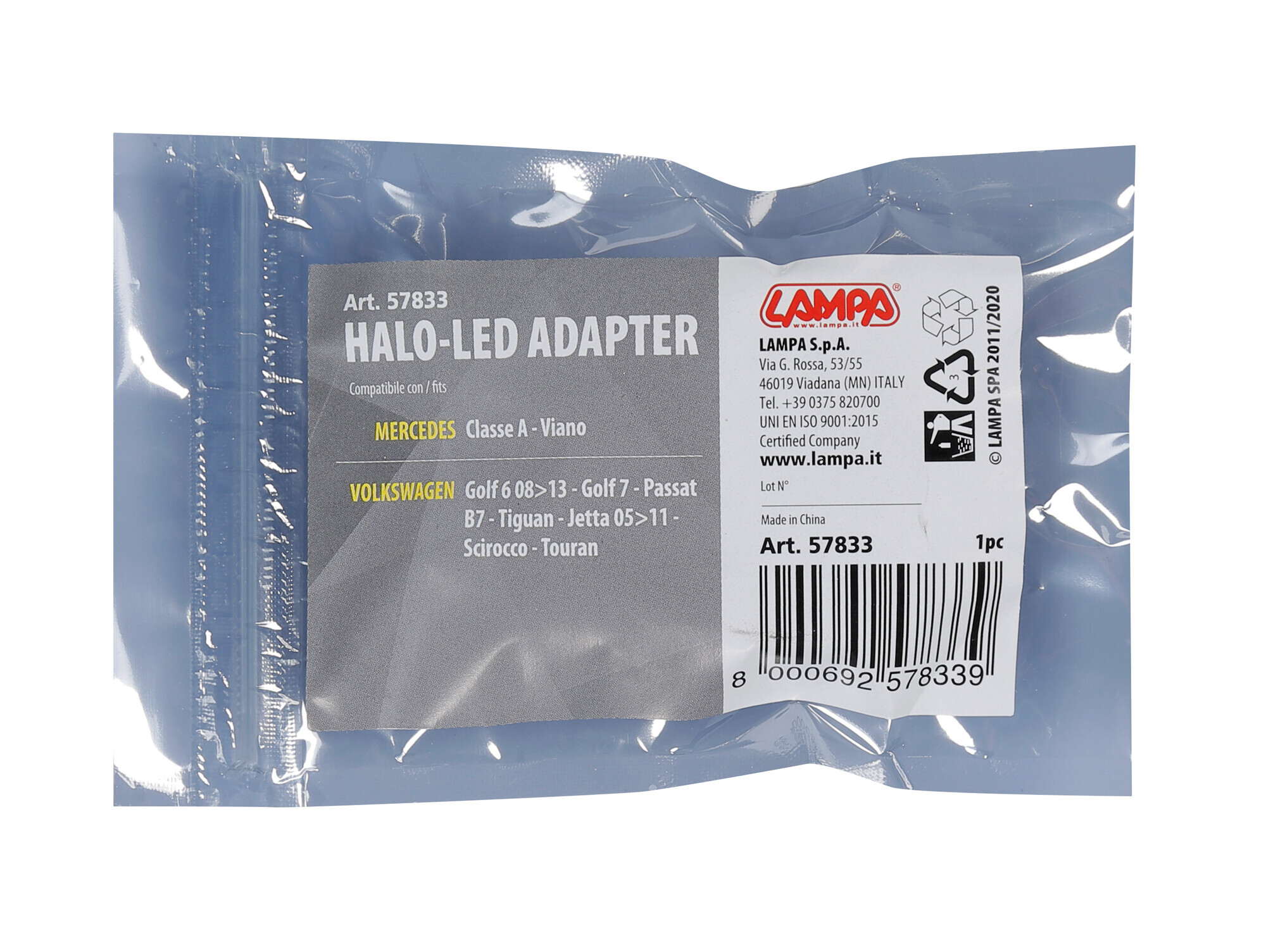 Halo Led - Adattatore lampada (1 pz) - Mercedes, Volkswagen - immagine 3