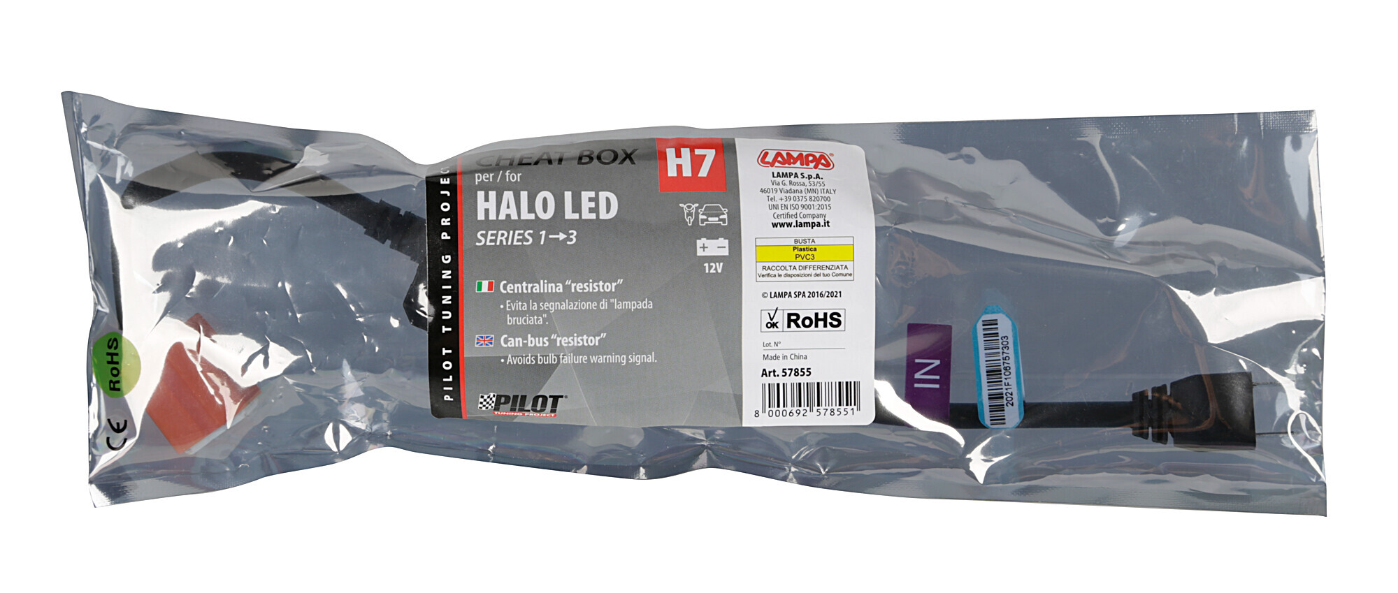 Halo Led Serie 1/3 - Cheat box 12V - H7 - immagine 2