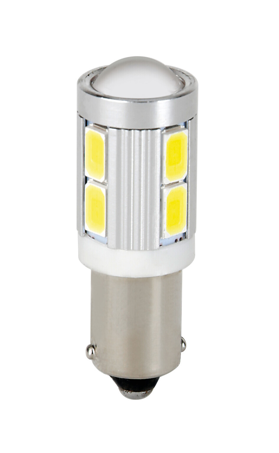 9/32V Led Series - 10 SMD - (T4W) - BA9s - 20 pz - Scatola - Bianco - Doppia polarità