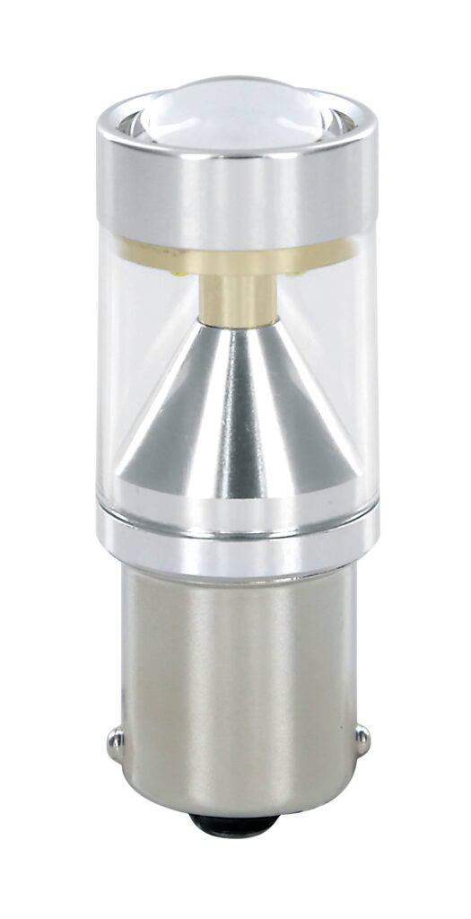 10/30V Led Series - 6 SMD x 9 chips - (P21W) - BA15s - 1 pz  - D/Blister - Bianco