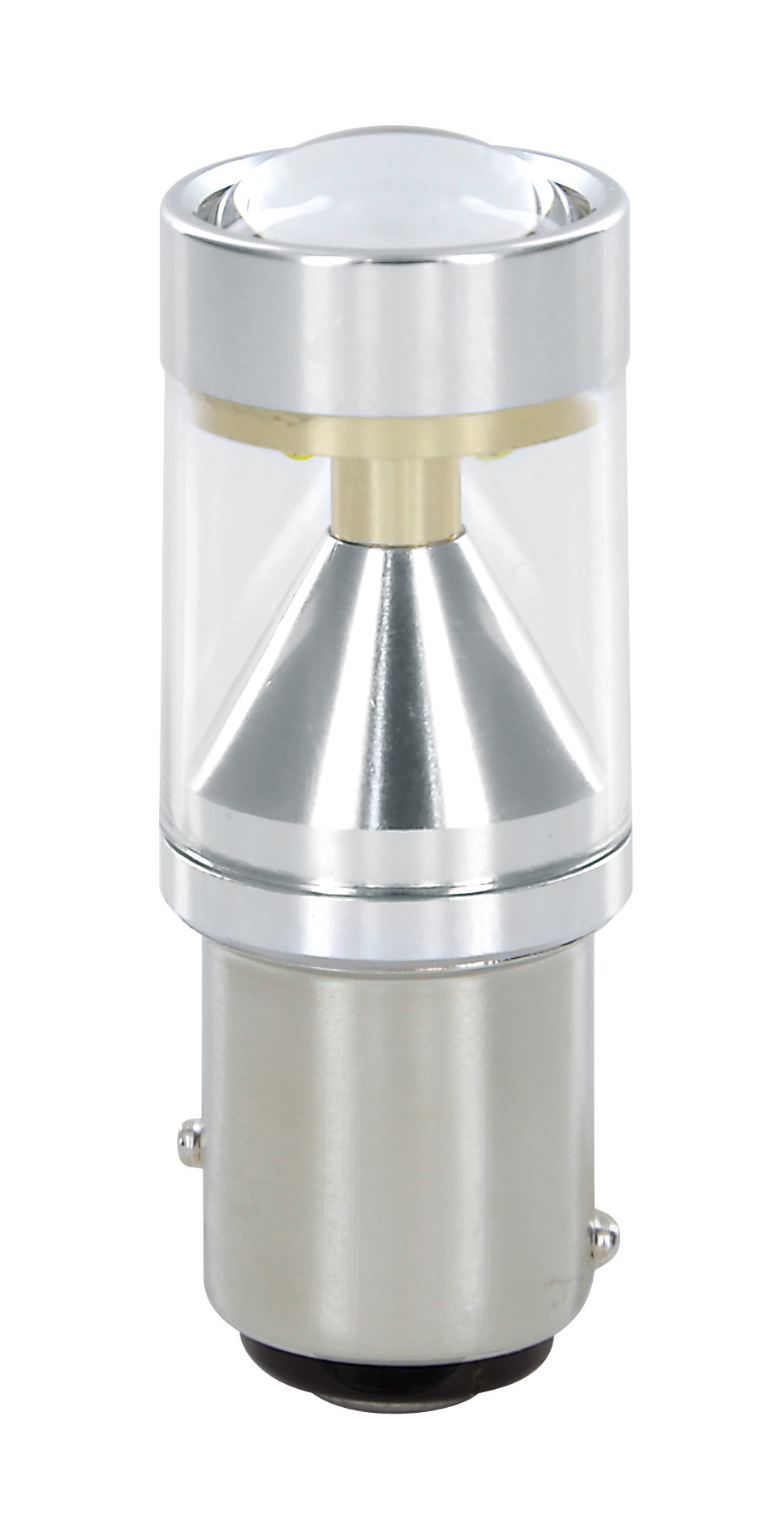 10/30V Mega-Led 54 - 6 SMD x 9 chips - (P21/5W) - BAY15d - 1 pz - D/Blister - Rosso