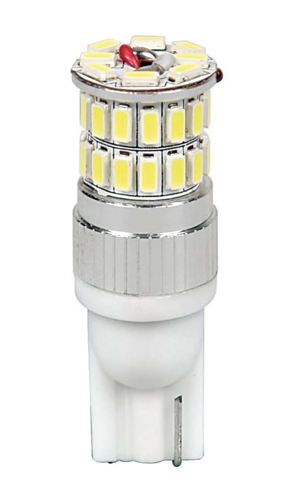 12/16V Mega-Led 36 - 36 SMD x 1 chip - (T10) - W2,1x9,5d - 2 pz - D/Blister - Bianco - Doppia polarità