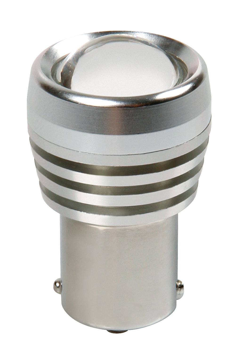 12V Led Series - 2 super chips + 3 chips - (P21W) - BA15s - 1 pz - D/Blister - Bianco 1 12V Led Series - 2 super chips + 3 chips - (P21W) - BA15s - 1 pz - D/Blister - Bianco