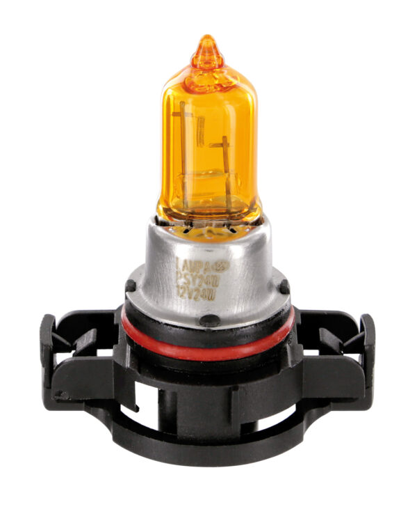 12V Lampada alogena - PSY24W - 24W - PG20-4 - 1 pz  - D/Blister - Arancio