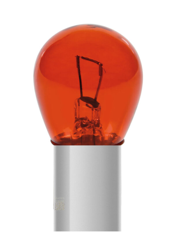 12V Red Dyed Glass, Lampada 1 filamento - (P21W) - 21W - BA15s - 2 pz - Scatola