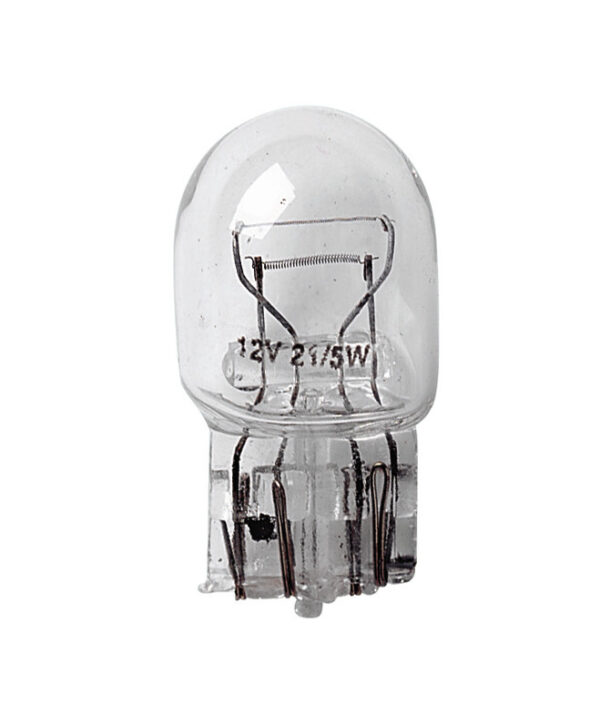 12V Lampada con zoccolo vetro - W21/5W - 21/5W - W3x16q - 2 pz  - Scatola